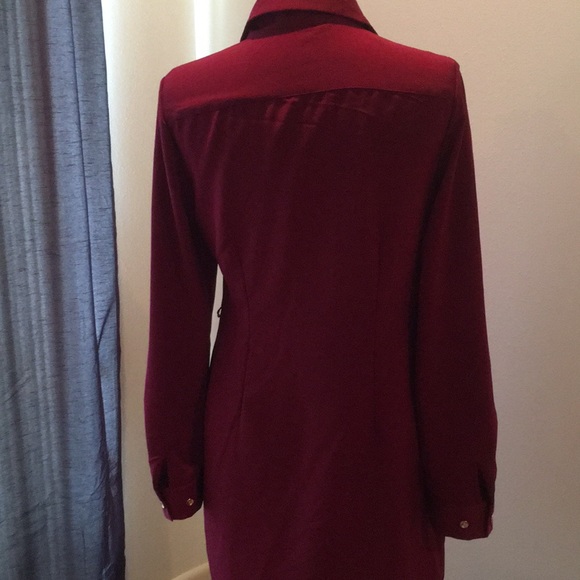 The Limited Button Down Long Sleeve Shift Dress - Picture 3 of 3